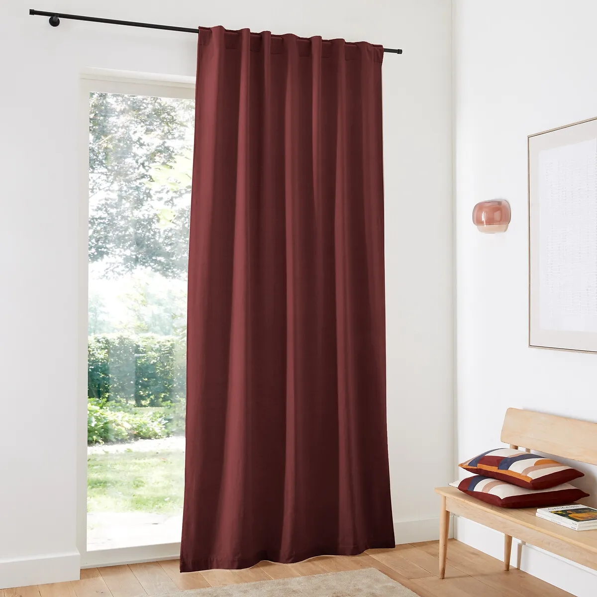 Rideau Velours Finition Pattes Cachées, Velvet — vue 3