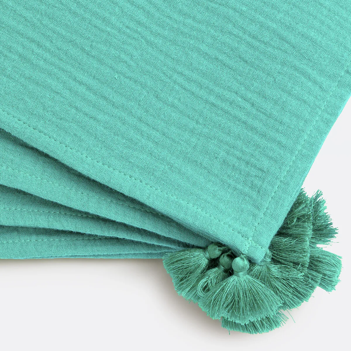 Lot De 4 Serviettes De Table Gaze De Coton, Kumla — vue 3