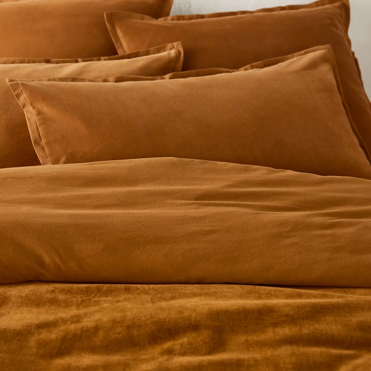 Housse De Couette Biface Velours/coton Lavé Noria — vue 3