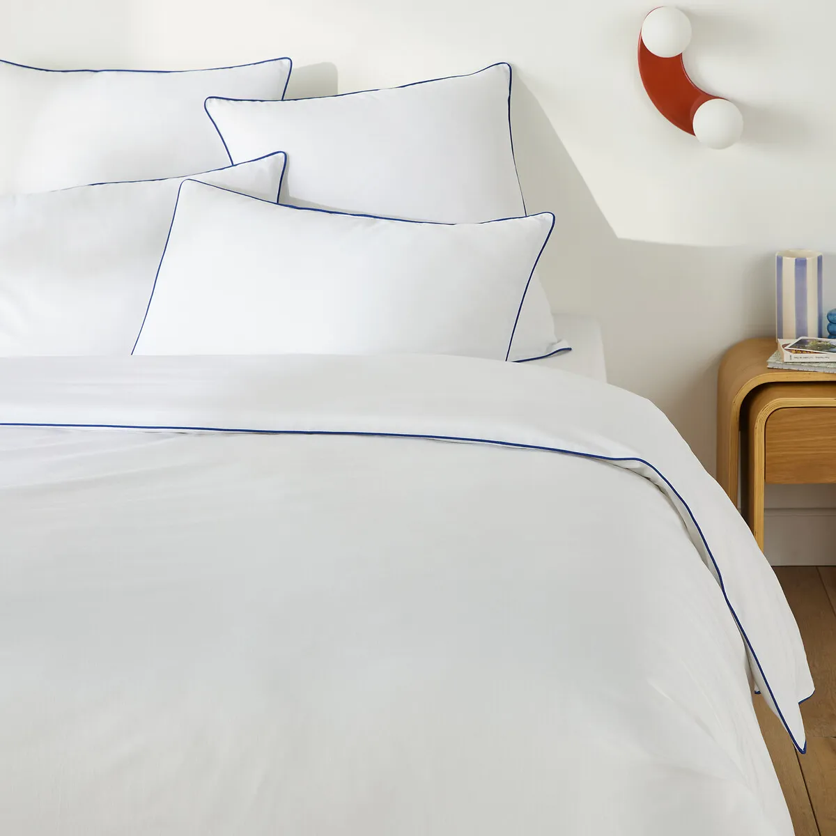 Housse De Couette Unie En Coton, Macha