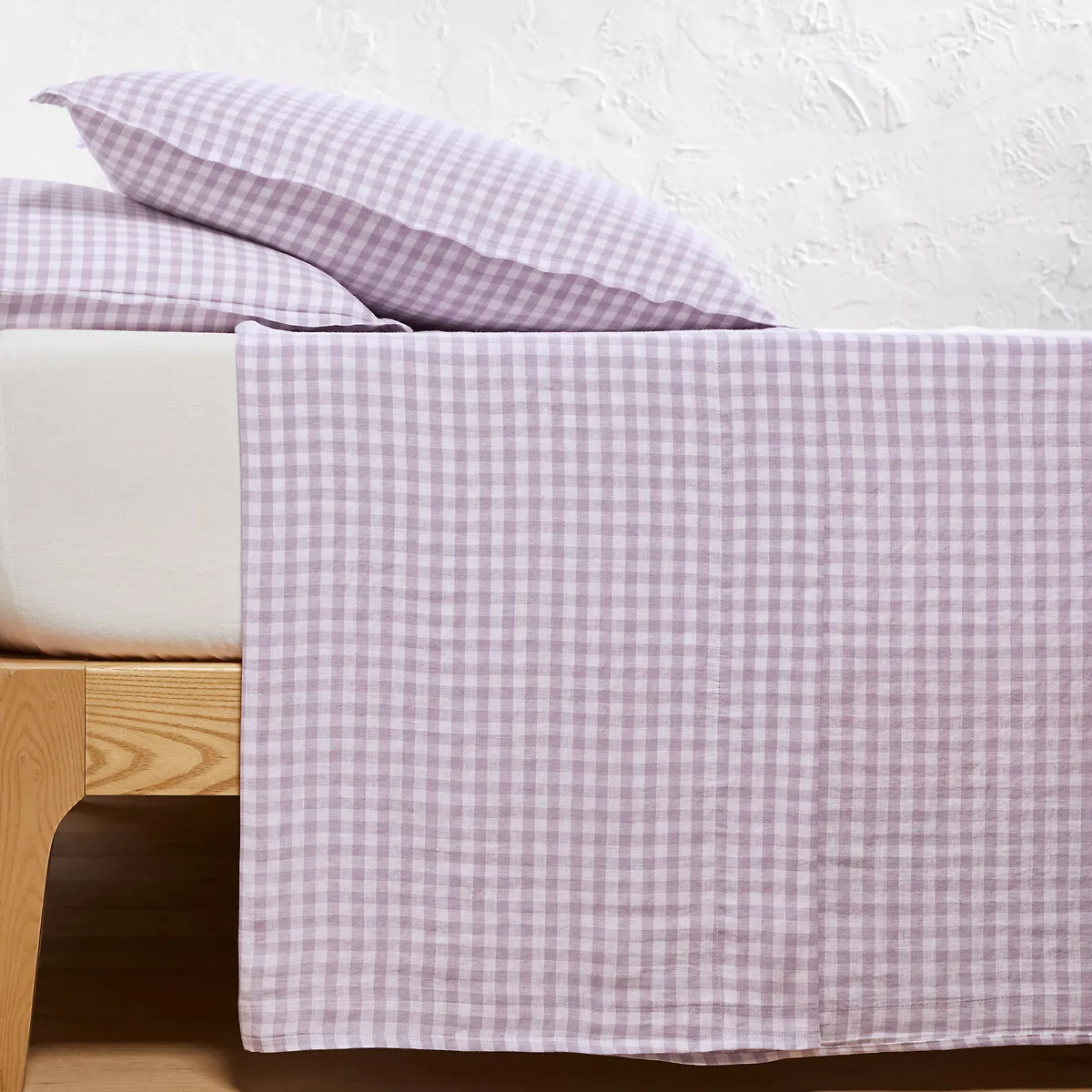 Drap Plat En Lin Lavé, Acélie Lilas