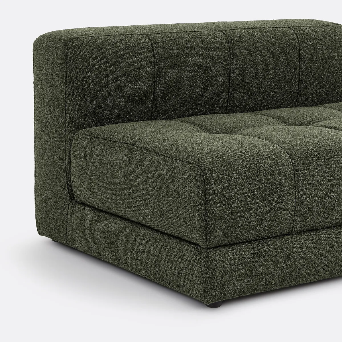 Banquette Assise Pivotante, Droit, Modulable, En Bouclette Fine, FANO — vue 3