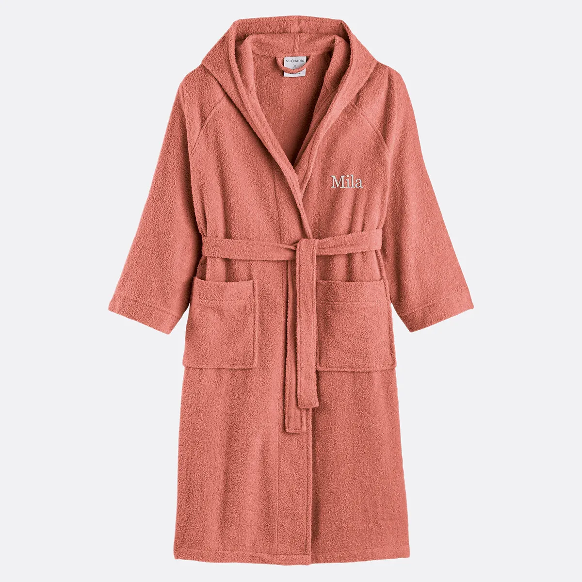 Peignoir Capuche Personnalisé 350 G/m2, Scénario — vue 3