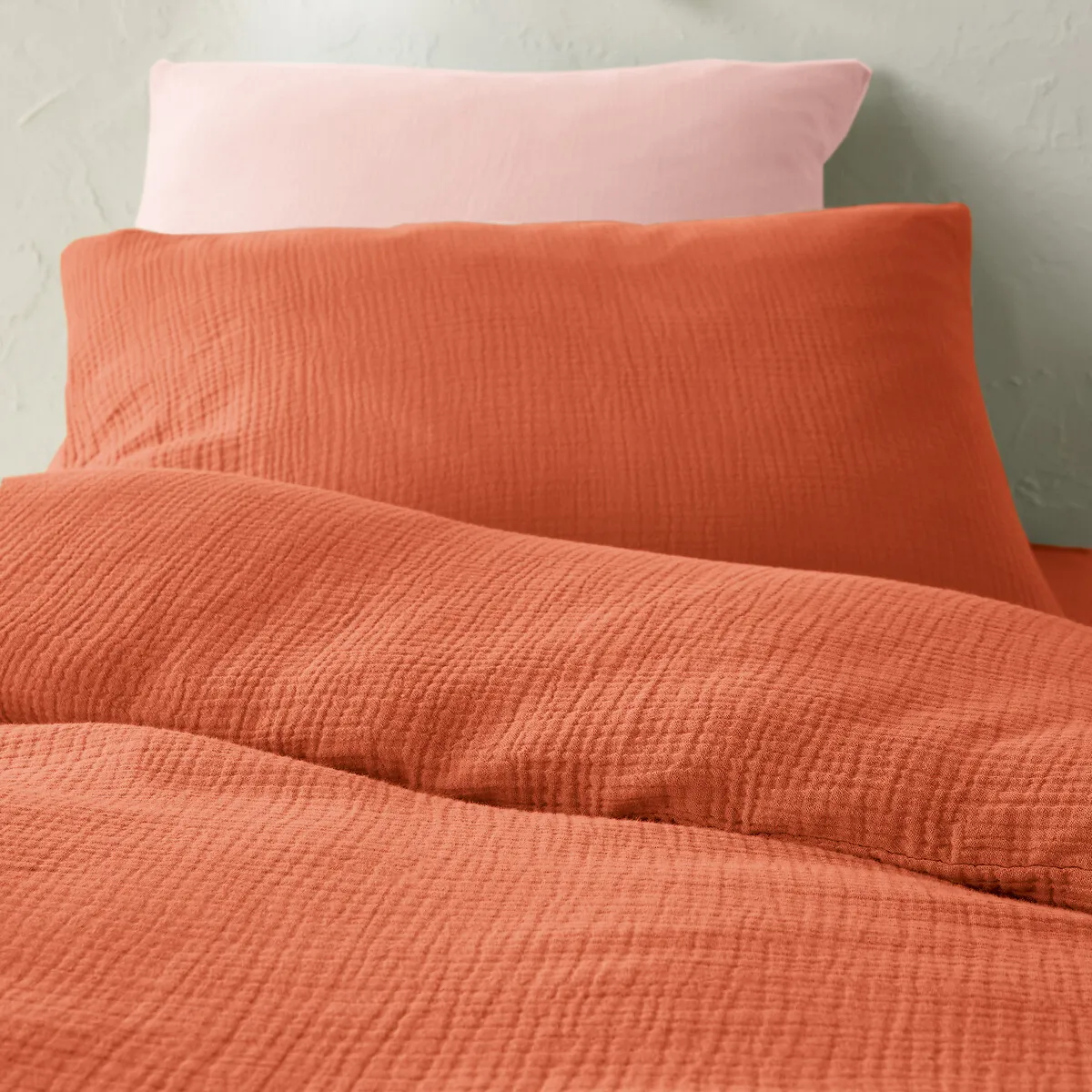 Housse De Couette Enfant Unie Gaze De Coton, Kumla — vue 3