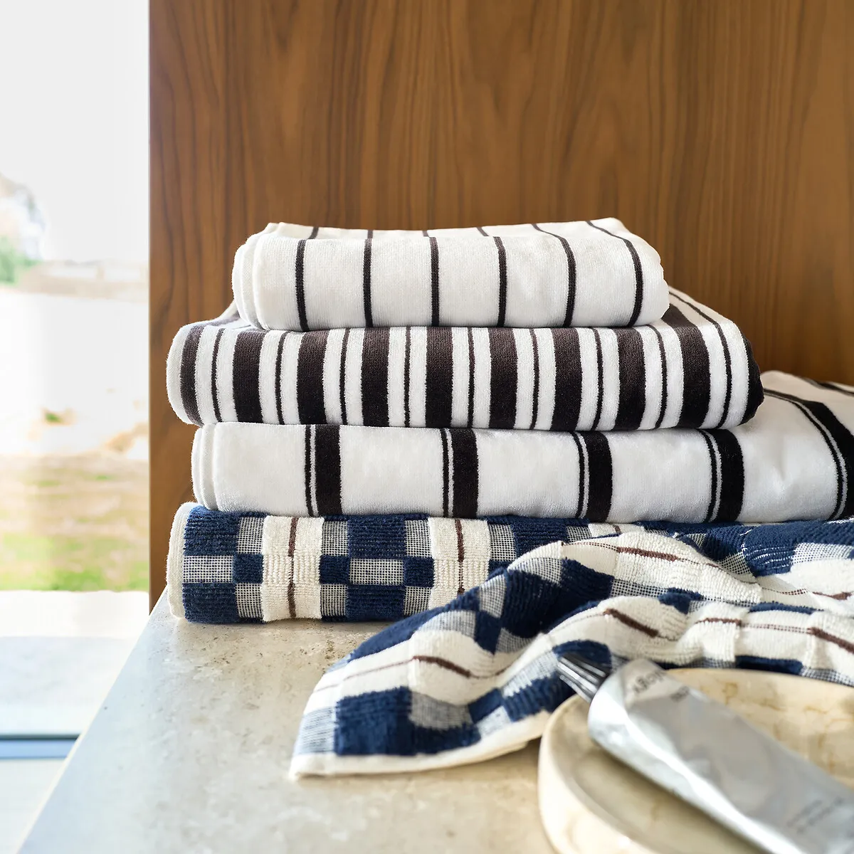 Serviette De Toilette Éponge Velours, Jila — vue 3