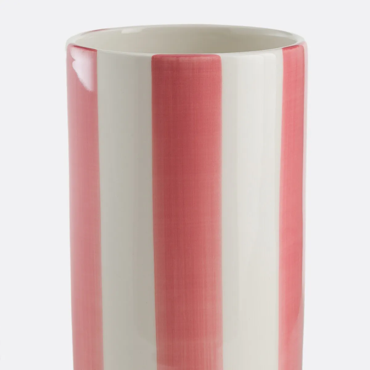 Vase En Céramique À Rayures, H18 Cm, Jaoma — vue 3