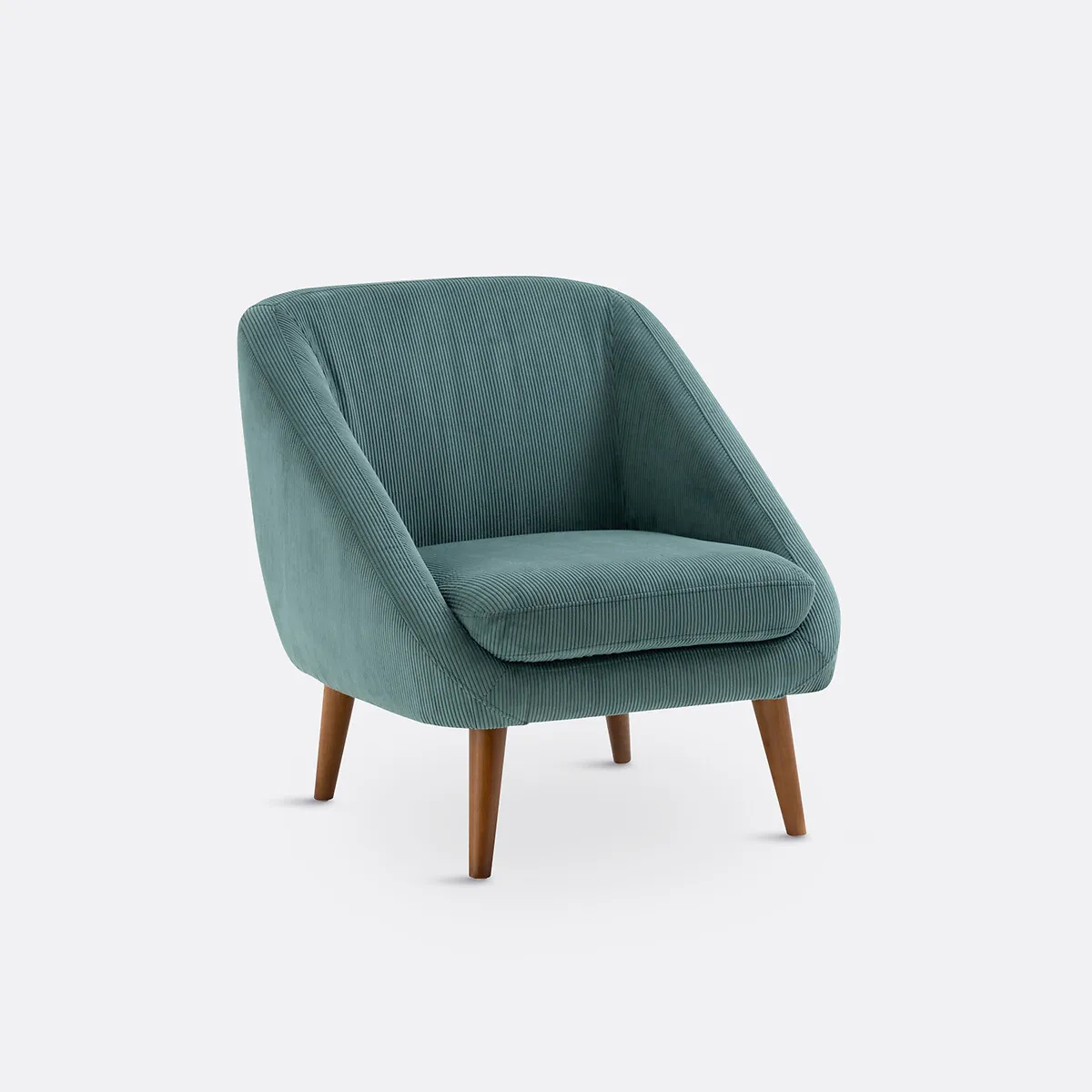 Fauteuil Velours Côtelé, Séméon