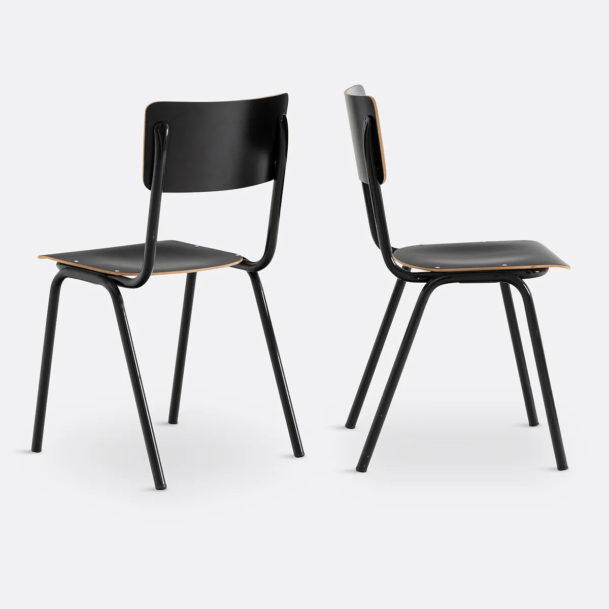 Lot De 2 Chaises D'écolier Empilables, Hiba — vue 3