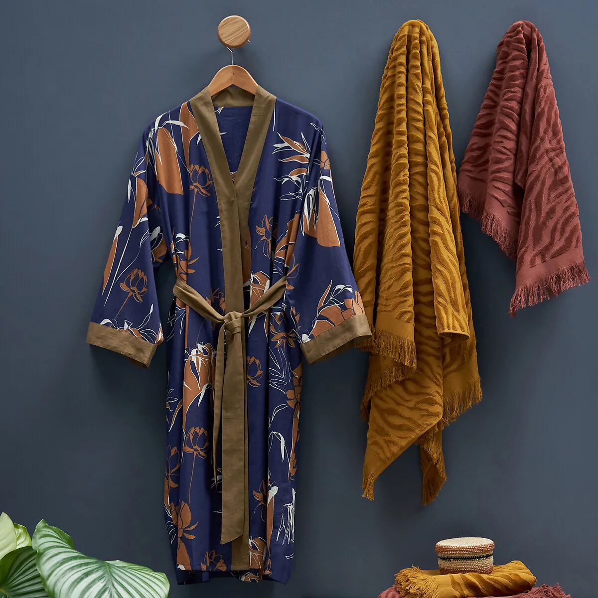 Peignoir Kimono Voile De Coton, Kalang — vue 3