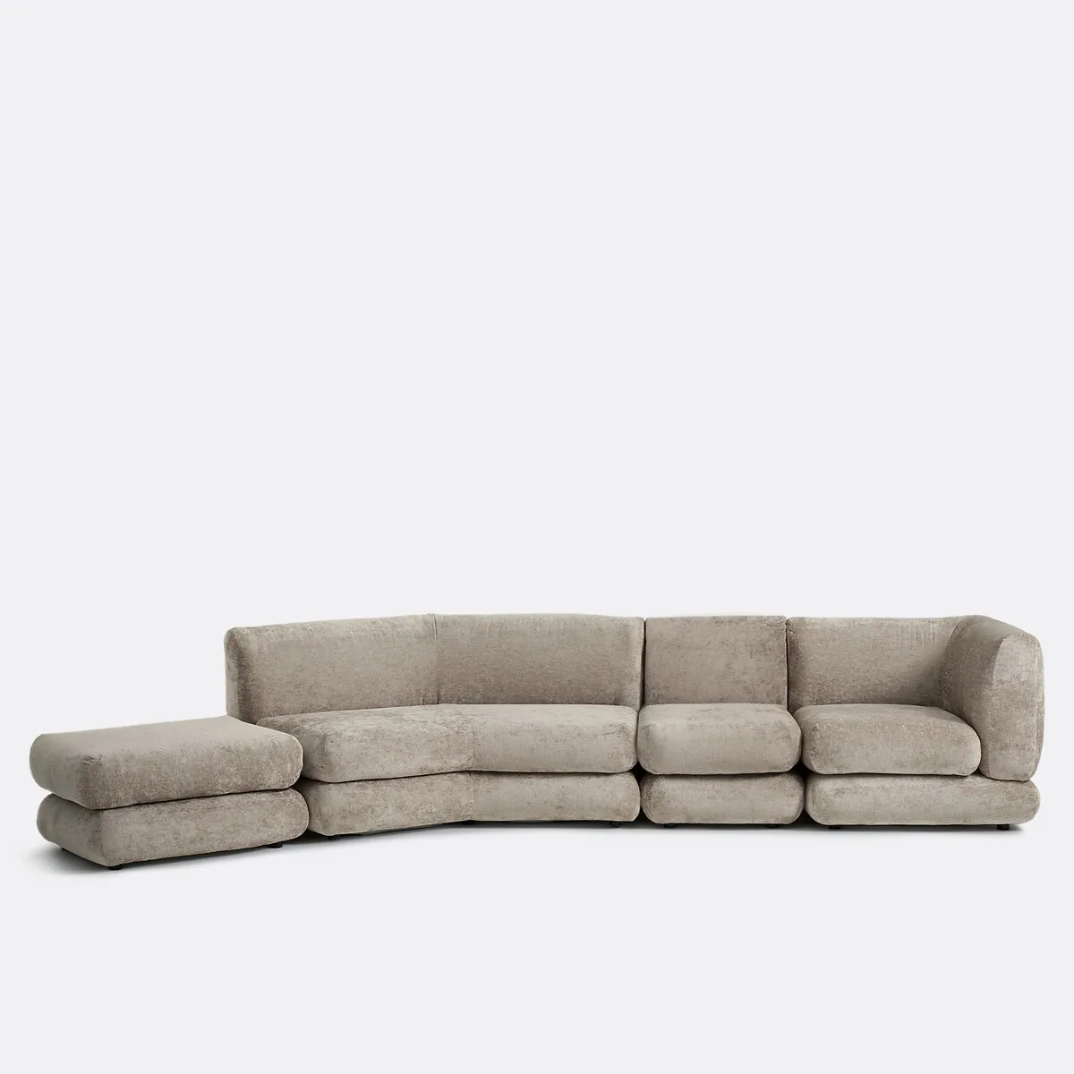 Chauffeuse Modulable, Velours Épais, HOOVER — vue 3