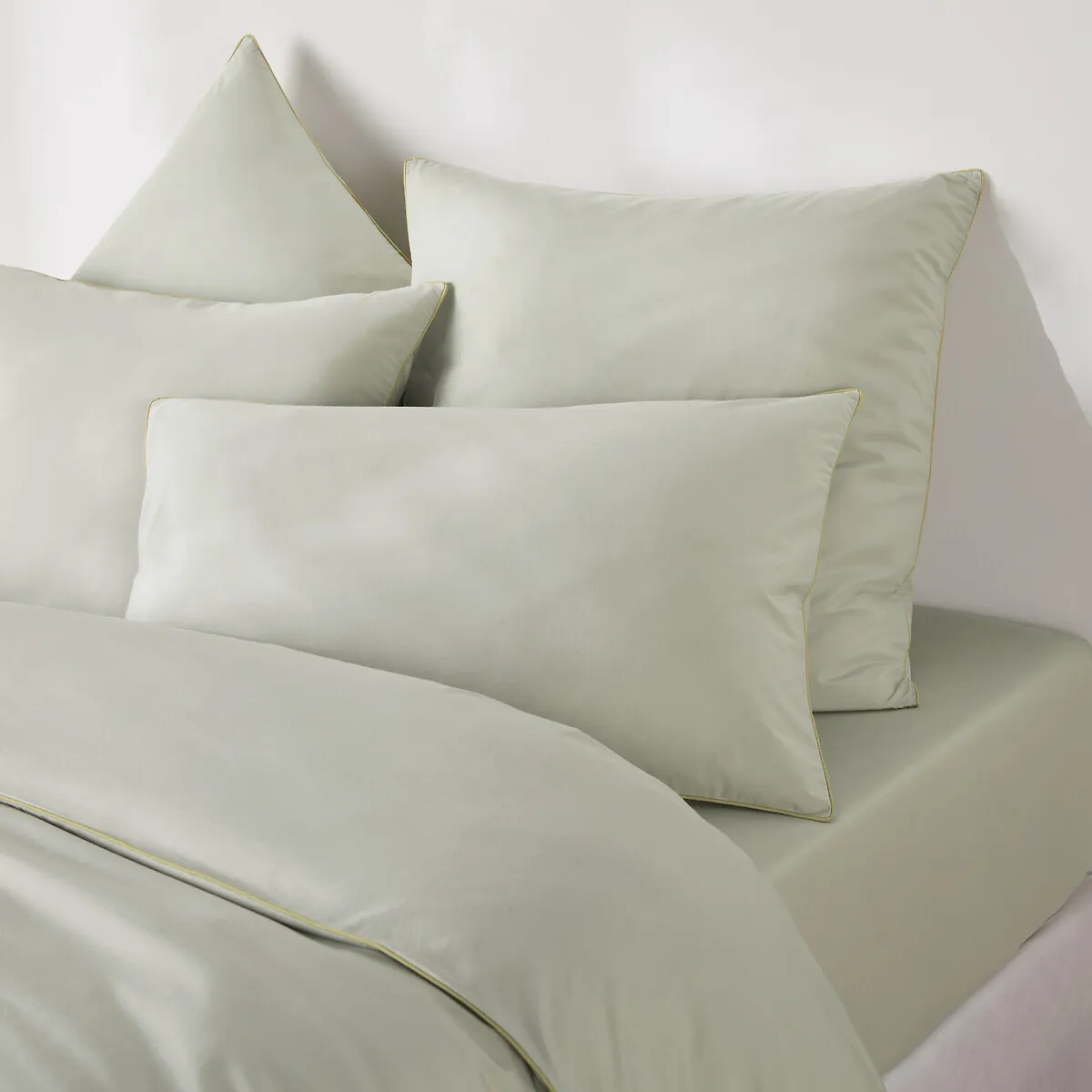 Drap-housse En Percale De Lyocell Et Coton, Bonnet 30 Cm, LONA — vue 3