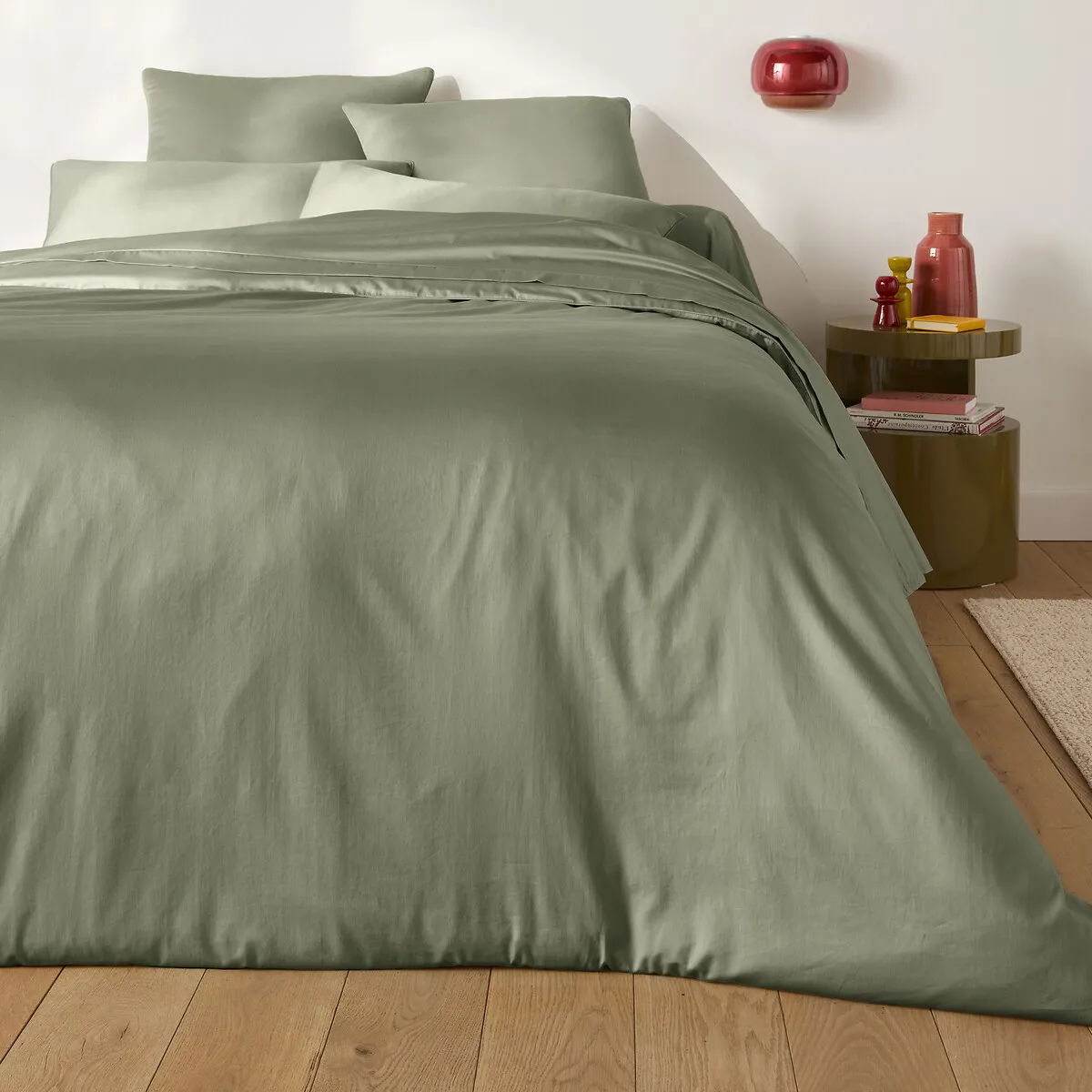 Taie D'oreiller En Satin De Coton, 153 Fils, Opale — vue 3