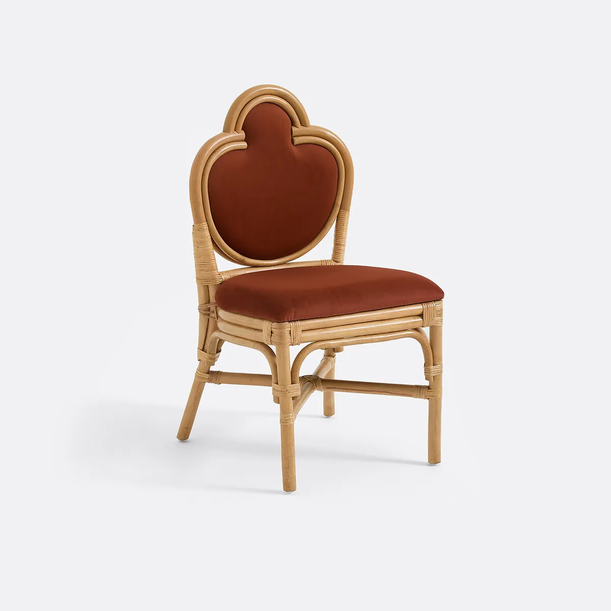 Chaise En Rotin Et Tissu, RIBIA