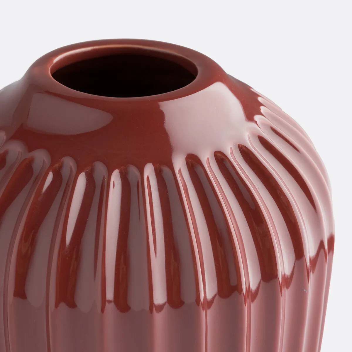 Vase Strié En Céramique H21 Cm Estria — vue 3