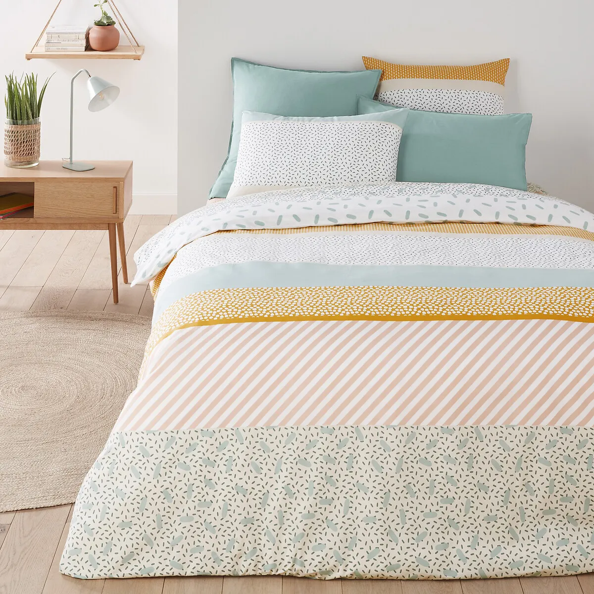 Housse De Couette Coton, Happy Stripes