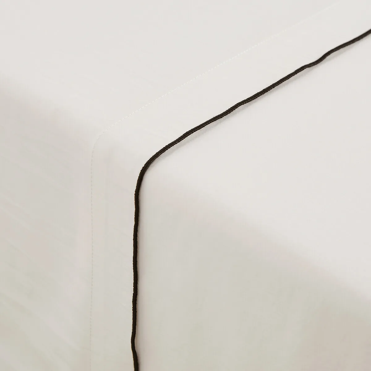 Drap Plat En Satin De Coton Lavé, 118 Fils, Victor Uni — vue 3