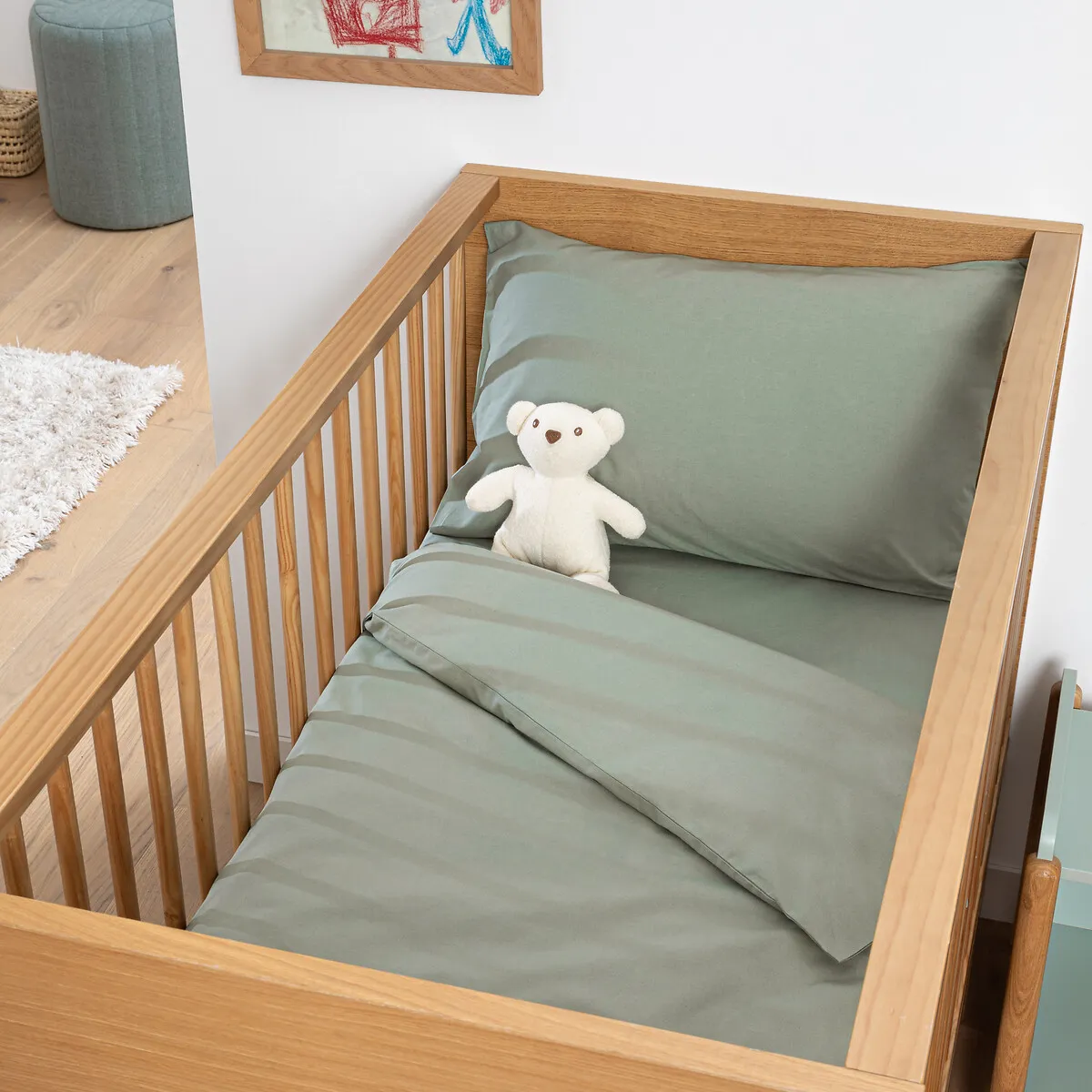 Taie D'oreiller Bébé, En Percale De Coton — vue 3