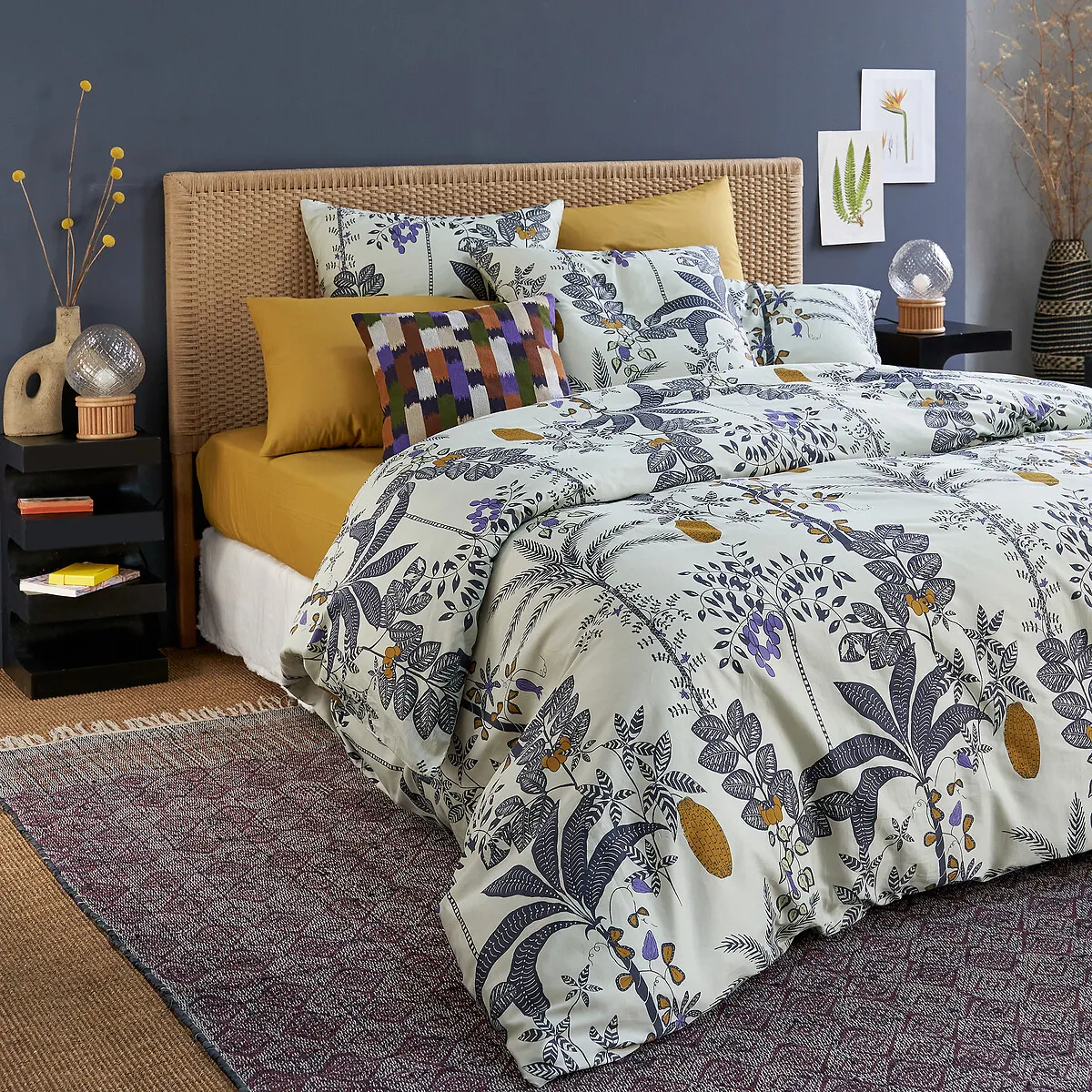 Housse De Couette En Satin De Coton, Kampong