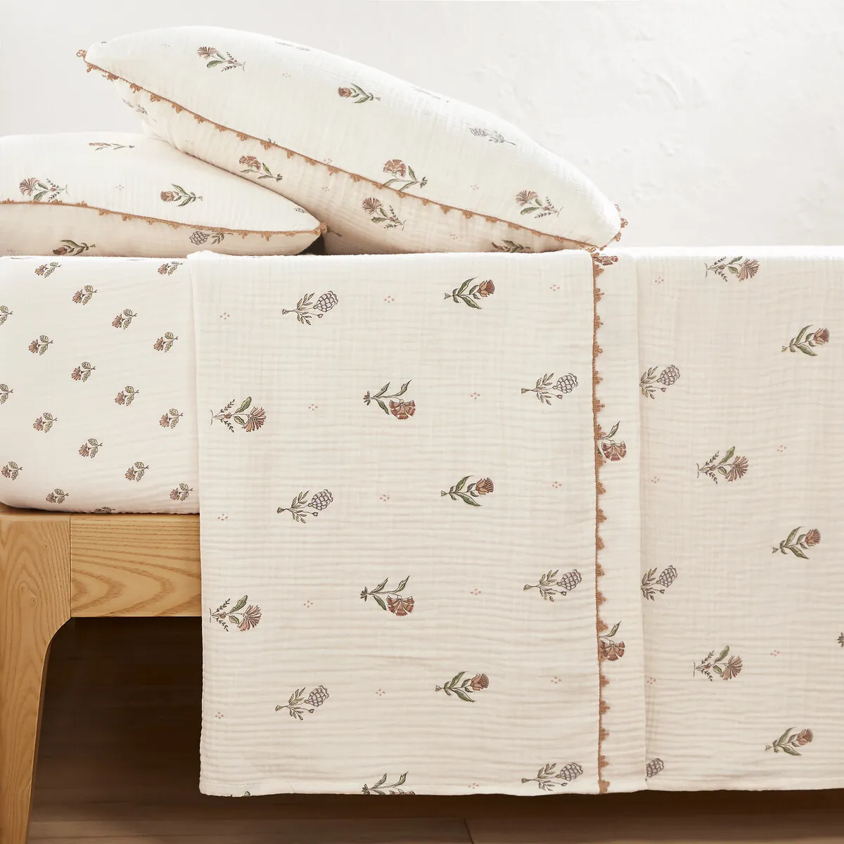 Drap Plat Gaze De Coton, Emeline