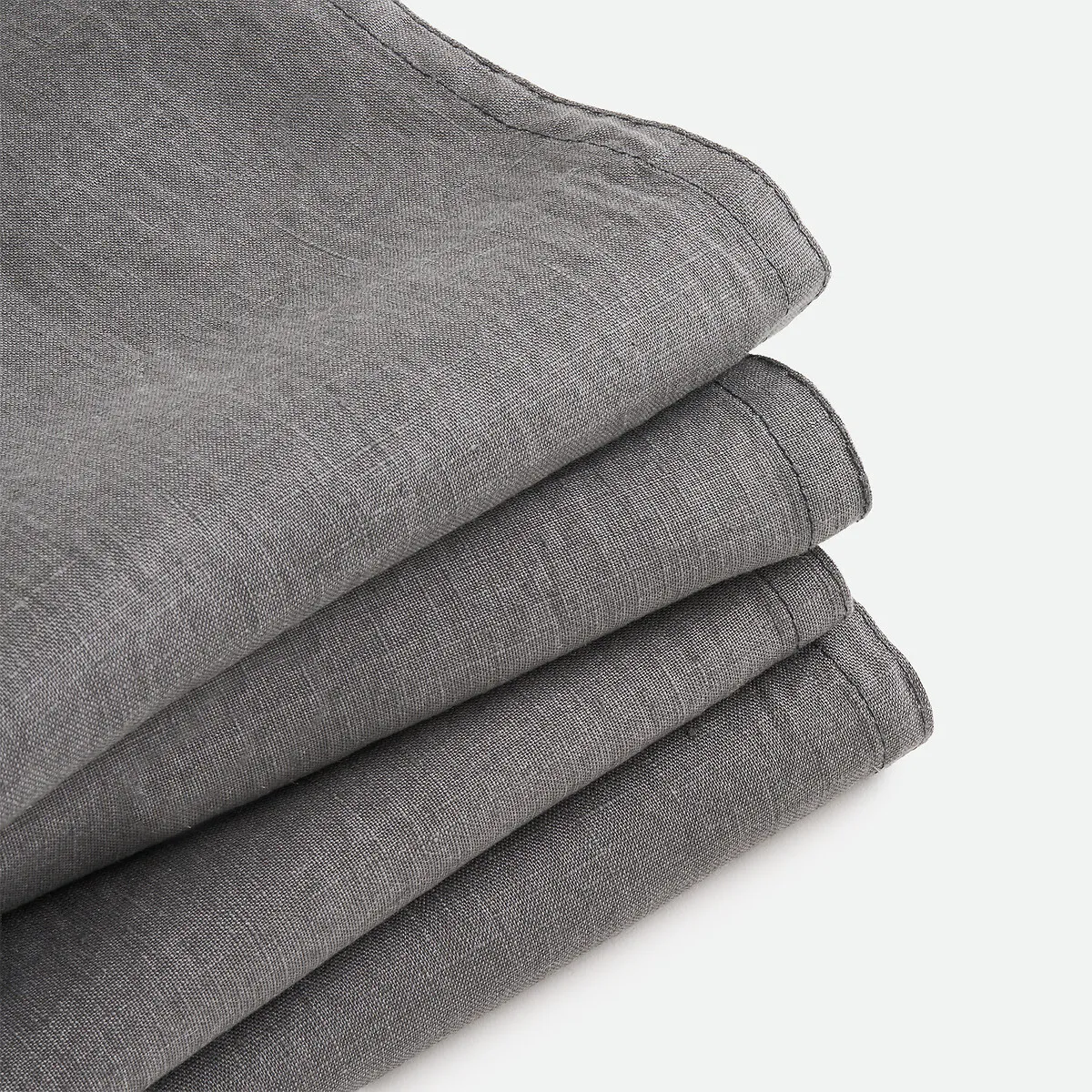 Lot De 4 Serviettes De Table Lin Lavé Victorine — vue 3
