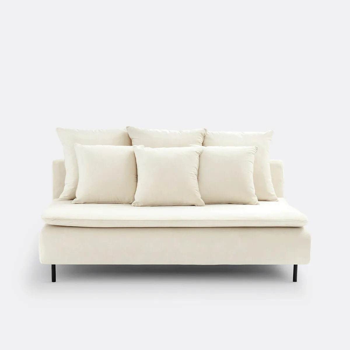 Banquette Modulable Velours, Ivete — vue 3