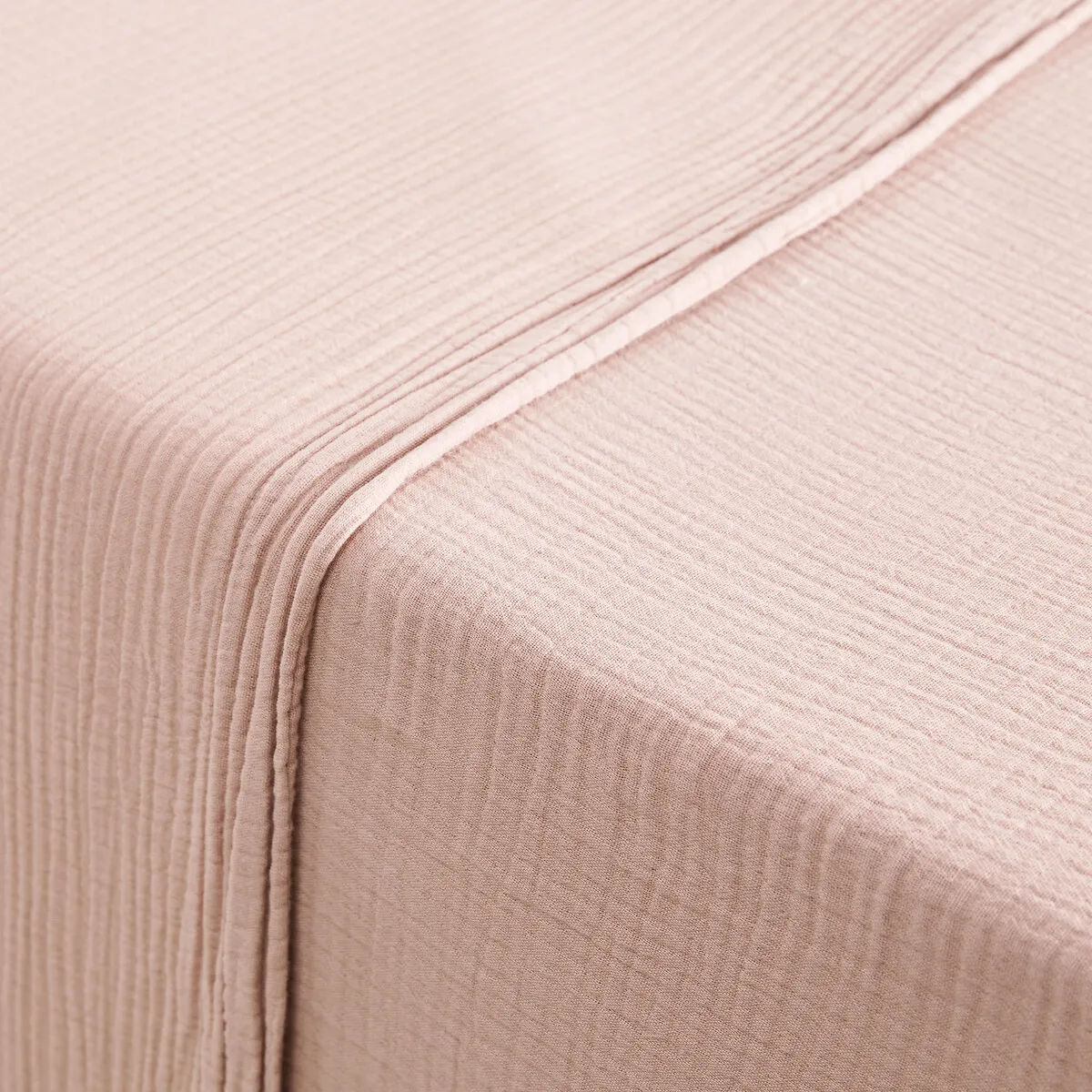 Drap Plat Uni Gaze De Coton, Kumla — vue 3