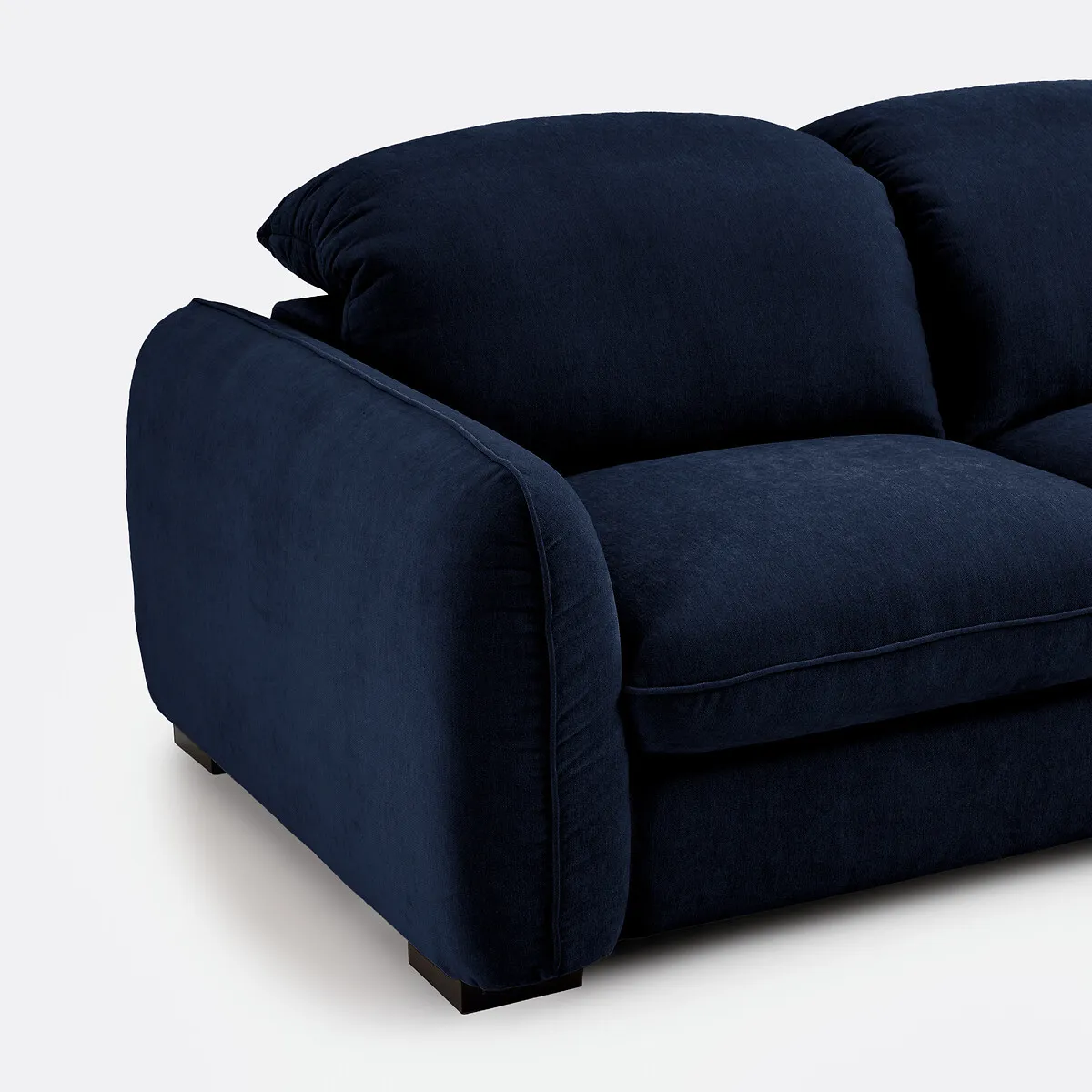 Canapé Convertible, 3 Places, En Polyester Chiné, Avec Têtières, ISLA — vue 3