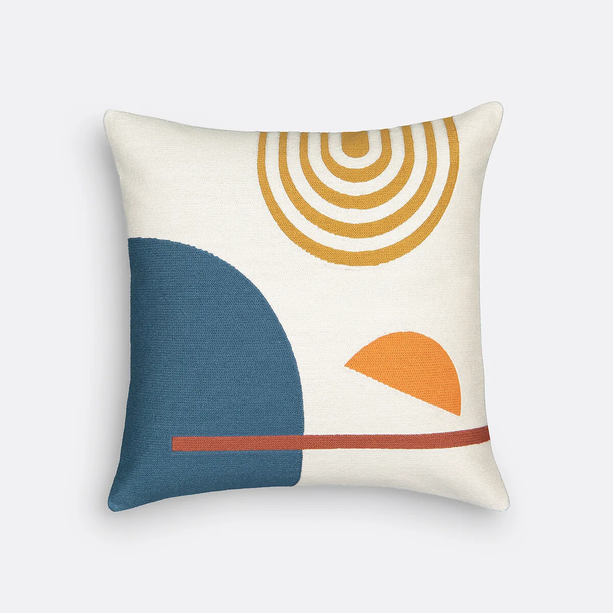 Housse De Coussin Brodée, Wavy