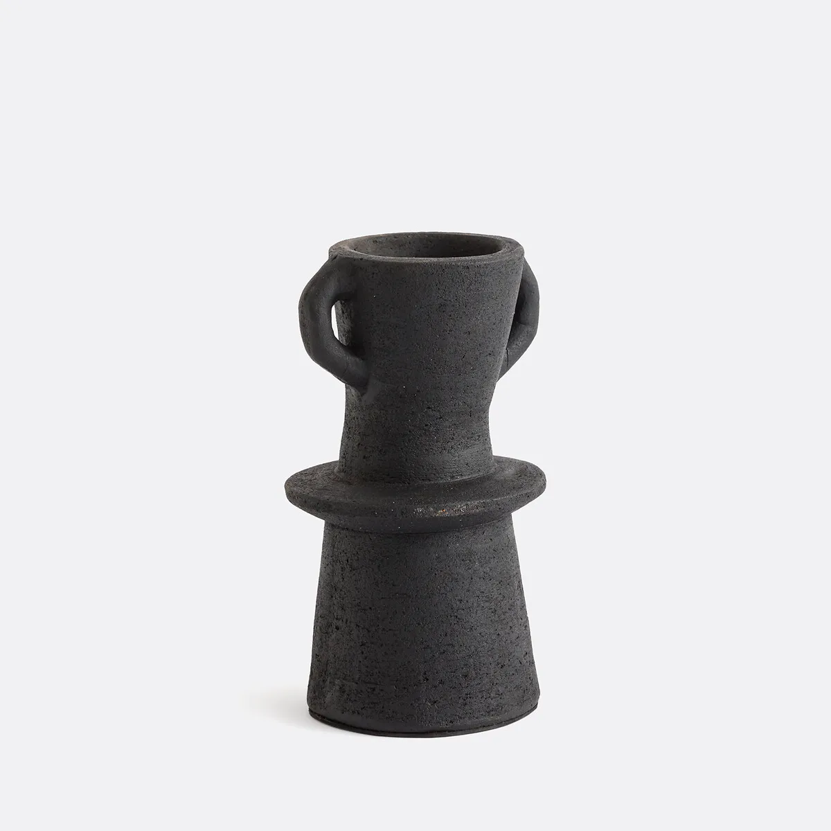 Vase Décoratif En Terre Cuite H24 Cm, Kuro