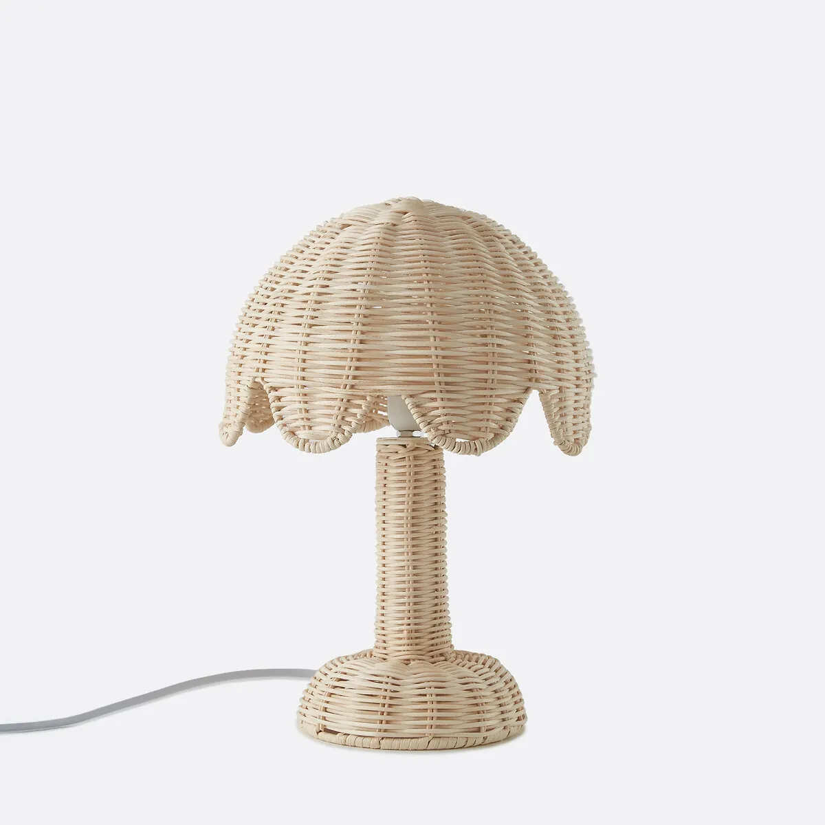 Lampe À Poser Palmier, En Rotin, TABATA