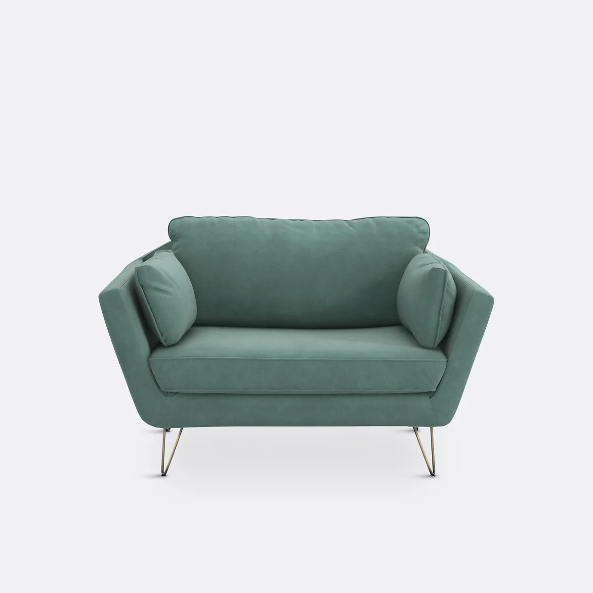 Fauteuil XL Velours Topim — vue 3