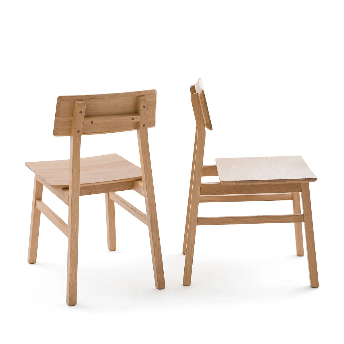 Lot De 2 Chaises En Chêne Massif, Podela — vue 3