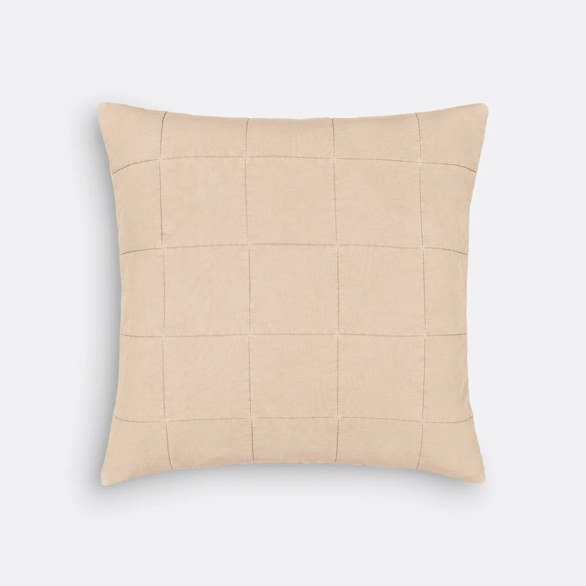 Housse De Coussin Coton Lavé 65x65cm, Sparrow