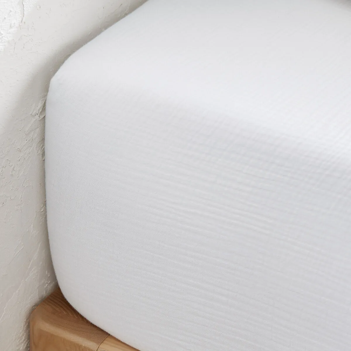 Drap-housse Uni Gaze De Coton Bonnet 30cm, Kumla — vue 3