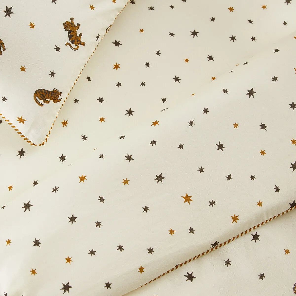 Housse De Couette Bébé 50% Coton Recyclé, Tigris — vue 3