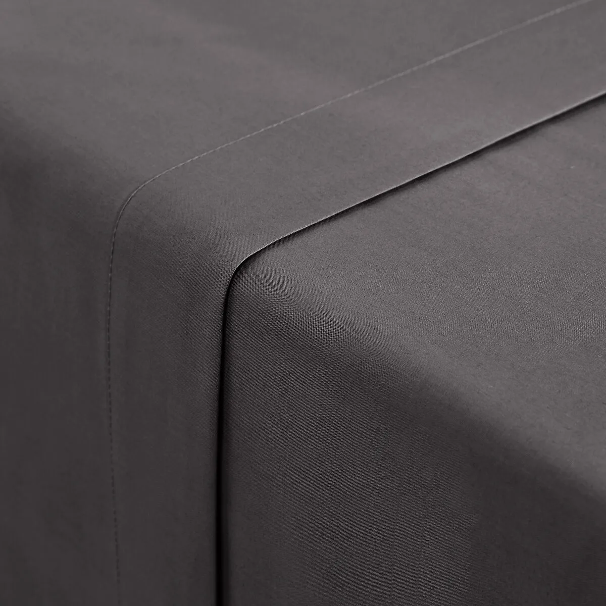 Drap Plat Uni En Percale De Coton Bio Scenario — vue 3