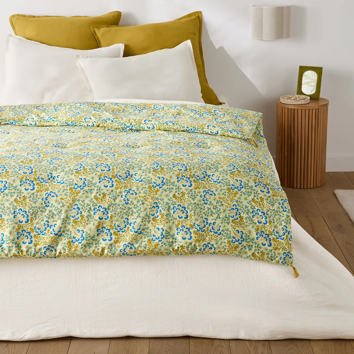 Édredon Matelassé Imprimé Floral En Coton Lavé, Hanoi