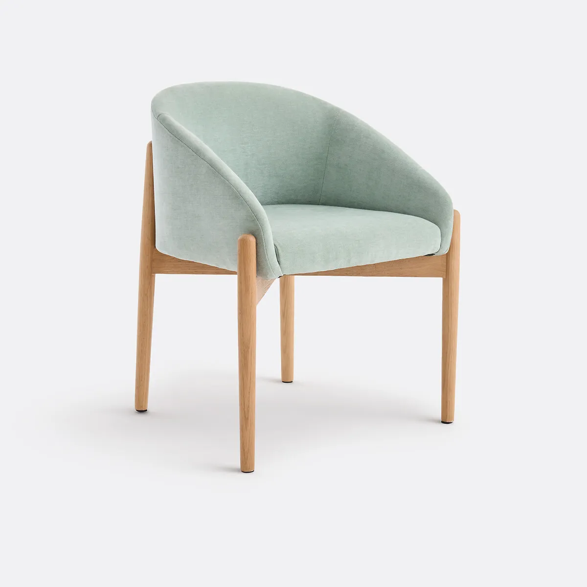 Fauteuil De Table En Tissu Texturé, BECA