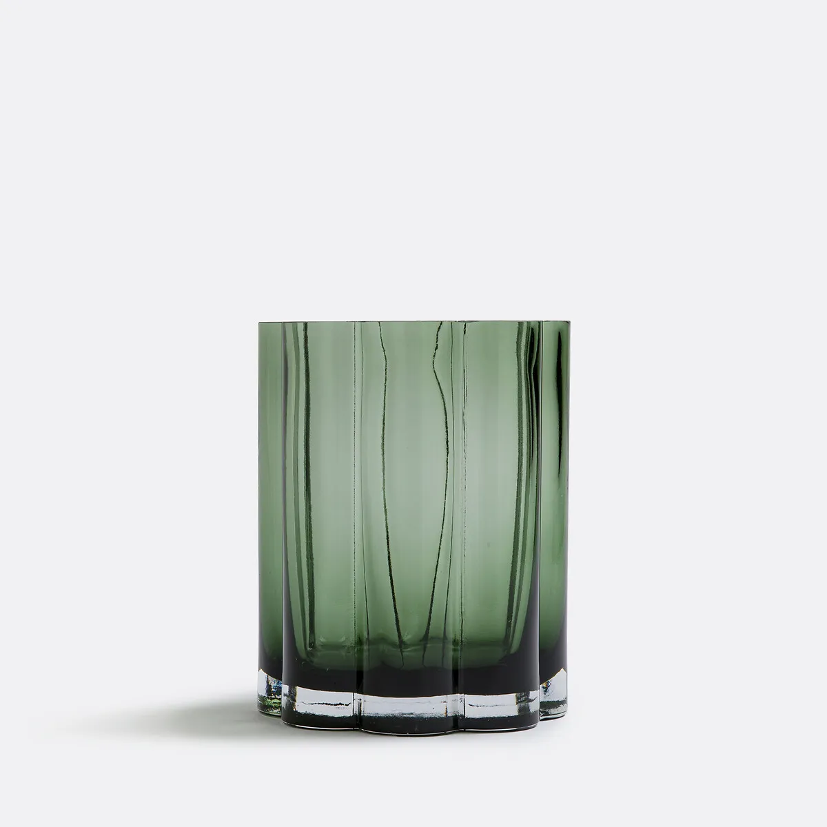 Vase En Verre Ambré H20 Cm, Helia