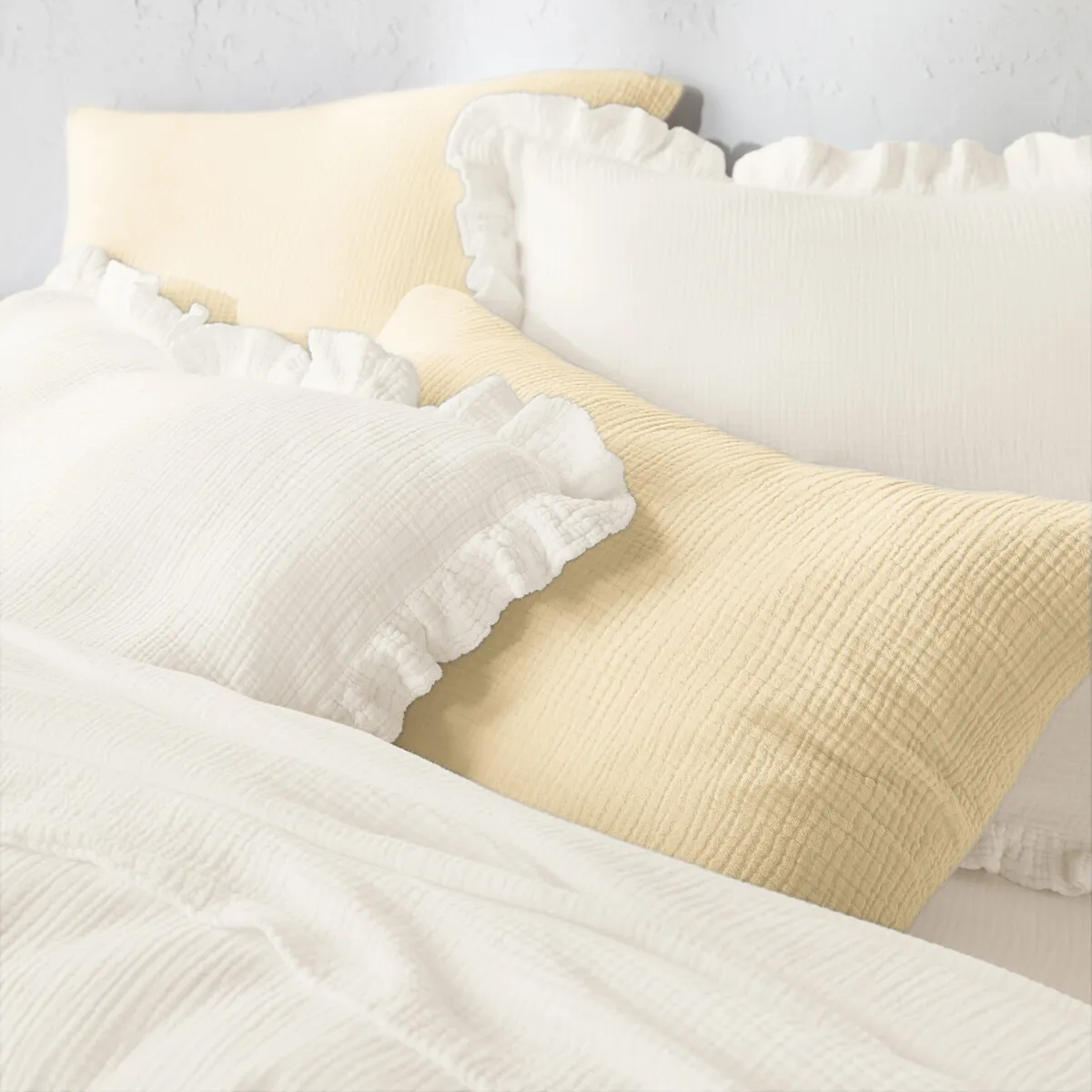 Housse De Couette Unie En Gaze De Coton, Kumla — vue 3
