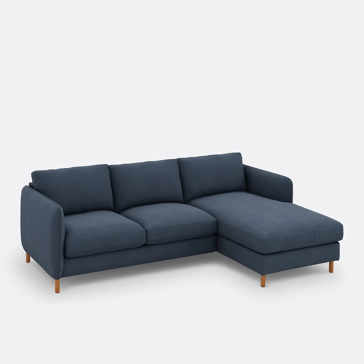 Canapé D'angle Convertible, 4 Places, En Coton Et Polyester, LOMÉO — vue 3