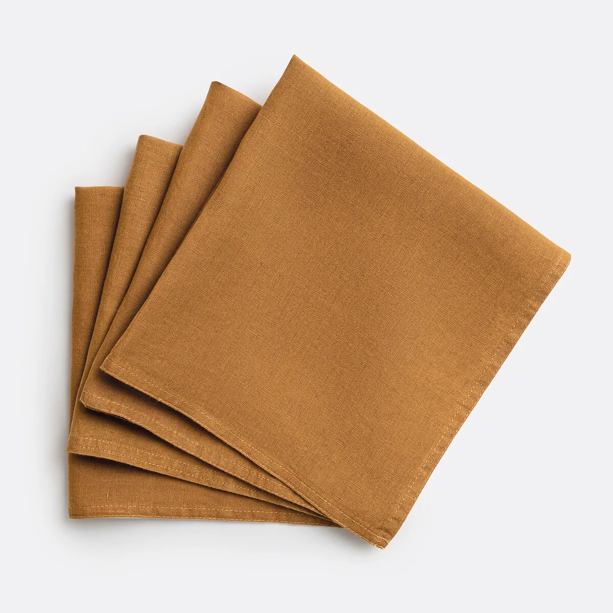 Lot De 4 Serviettes De Table Lin Lavé Victorine — vue 3