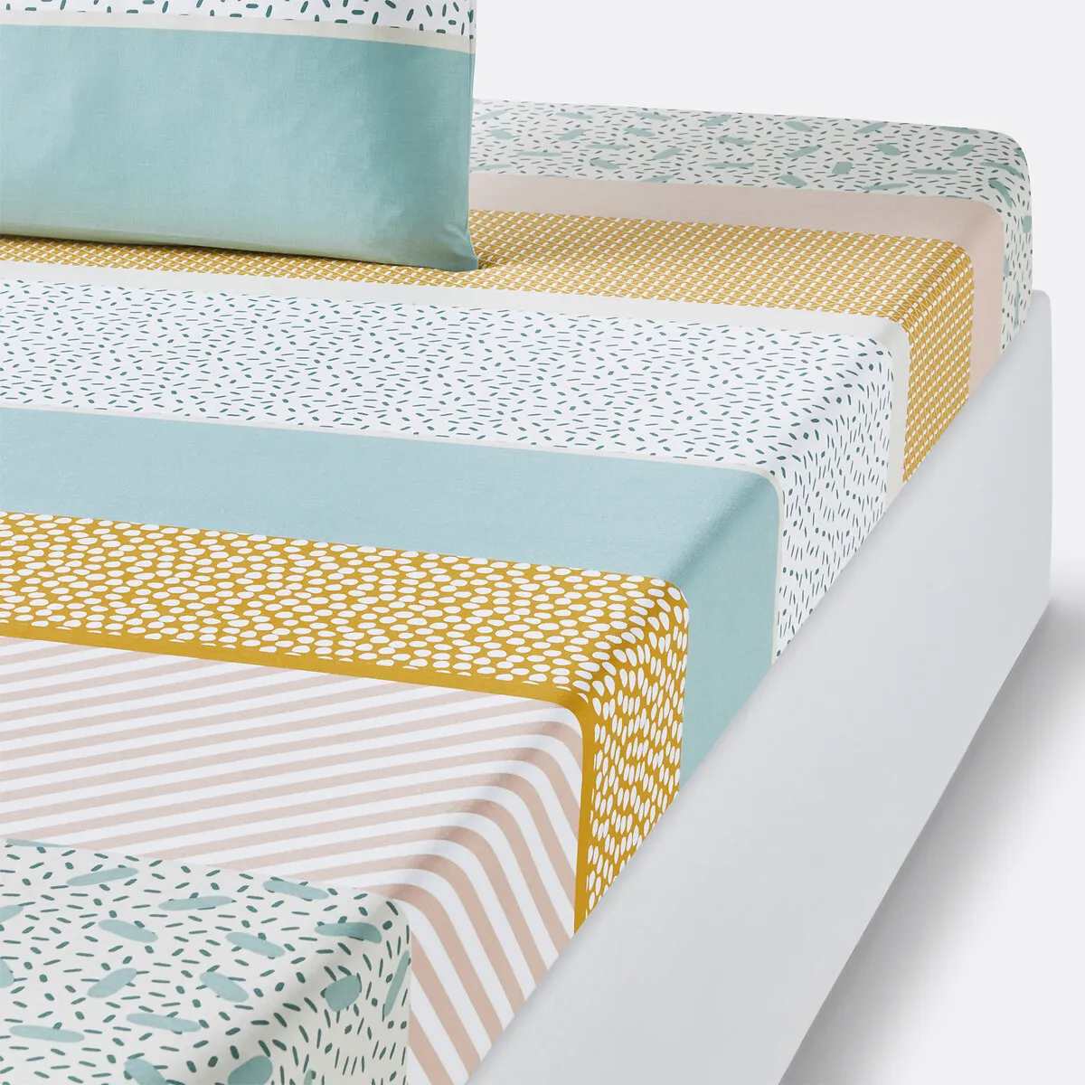 Drap Houssse Coton, Happy Stripes