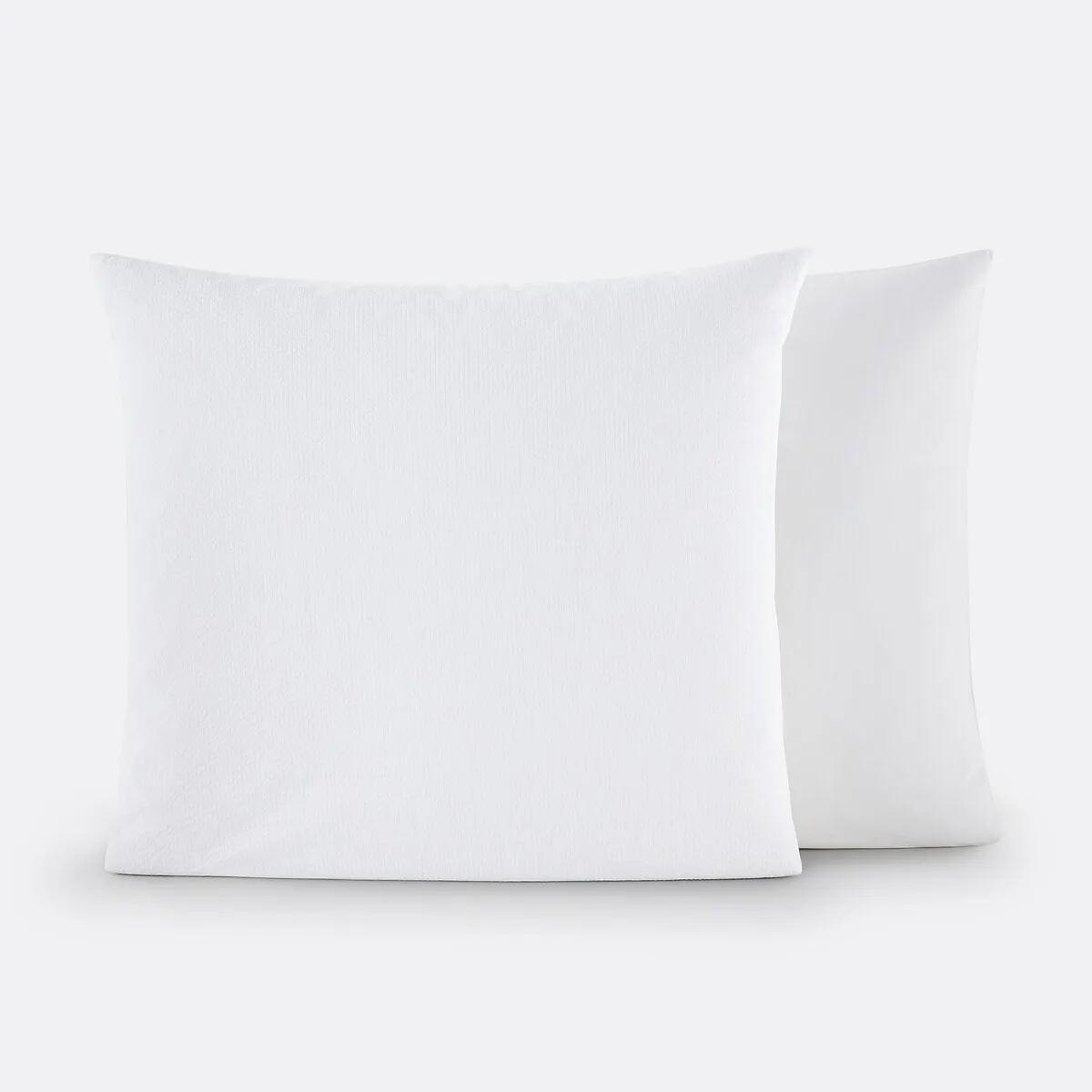 Taie D'oreiller Coton Et Coton Lavé, Seersucker — vue 3