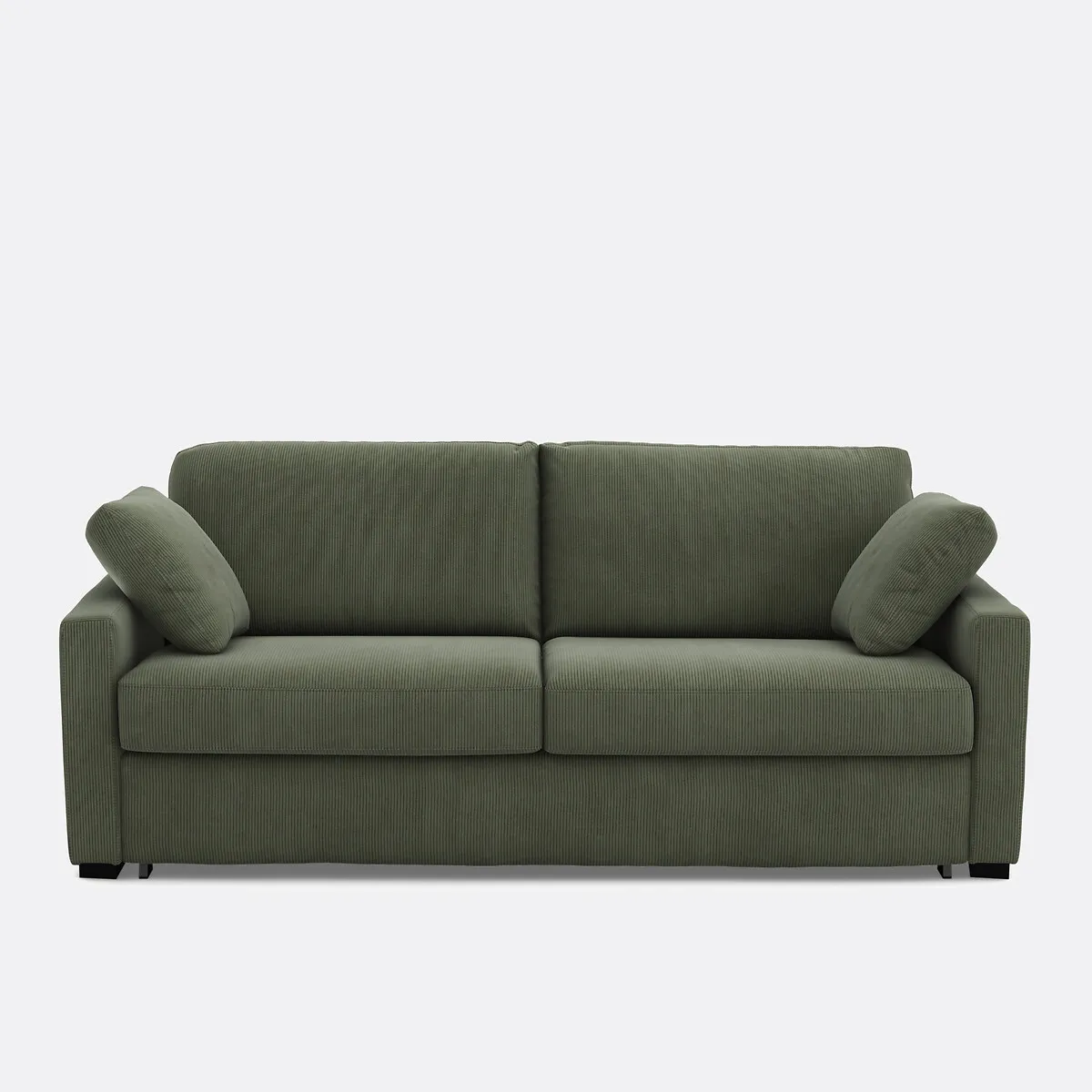 Canapé Convertible, Comfort Bultex®, En Velours Côtelé Fines Côtes, TIMOR