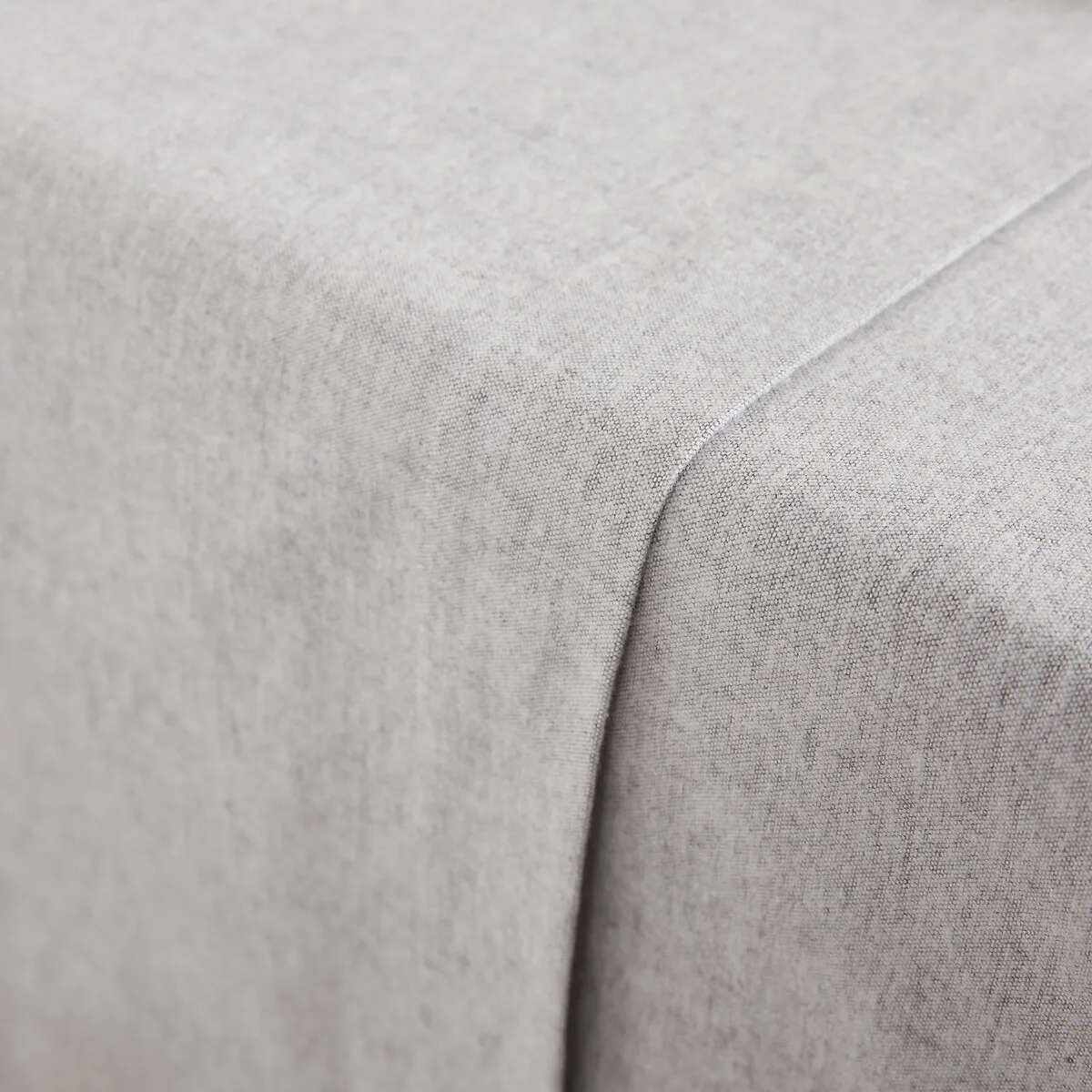 Drap Plat En Flanelle De Coton Chambray, Clara — vue 3