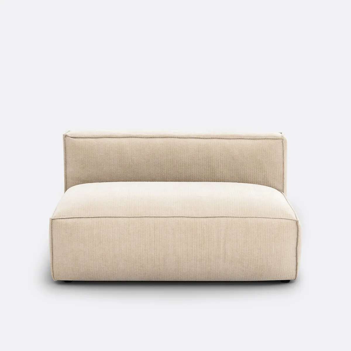 Elément Banquette Pour Canapé Modulable, En Velours Côtelé Vintage, SEVEN
