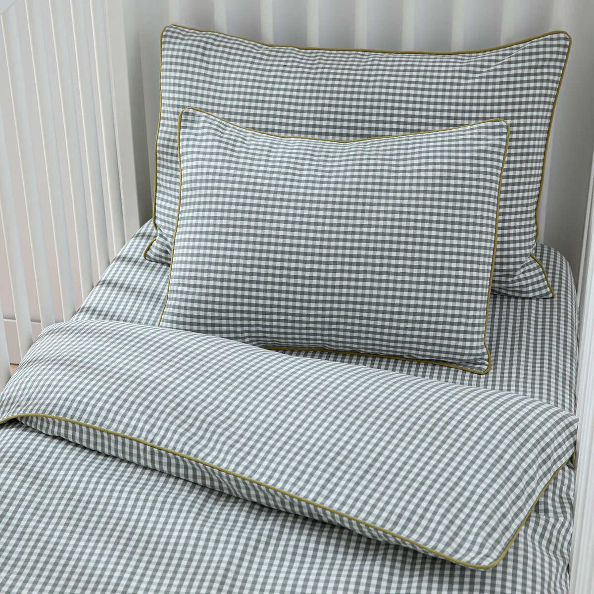Taie D'oreiller Bébé En Coton, Tiny Vichy