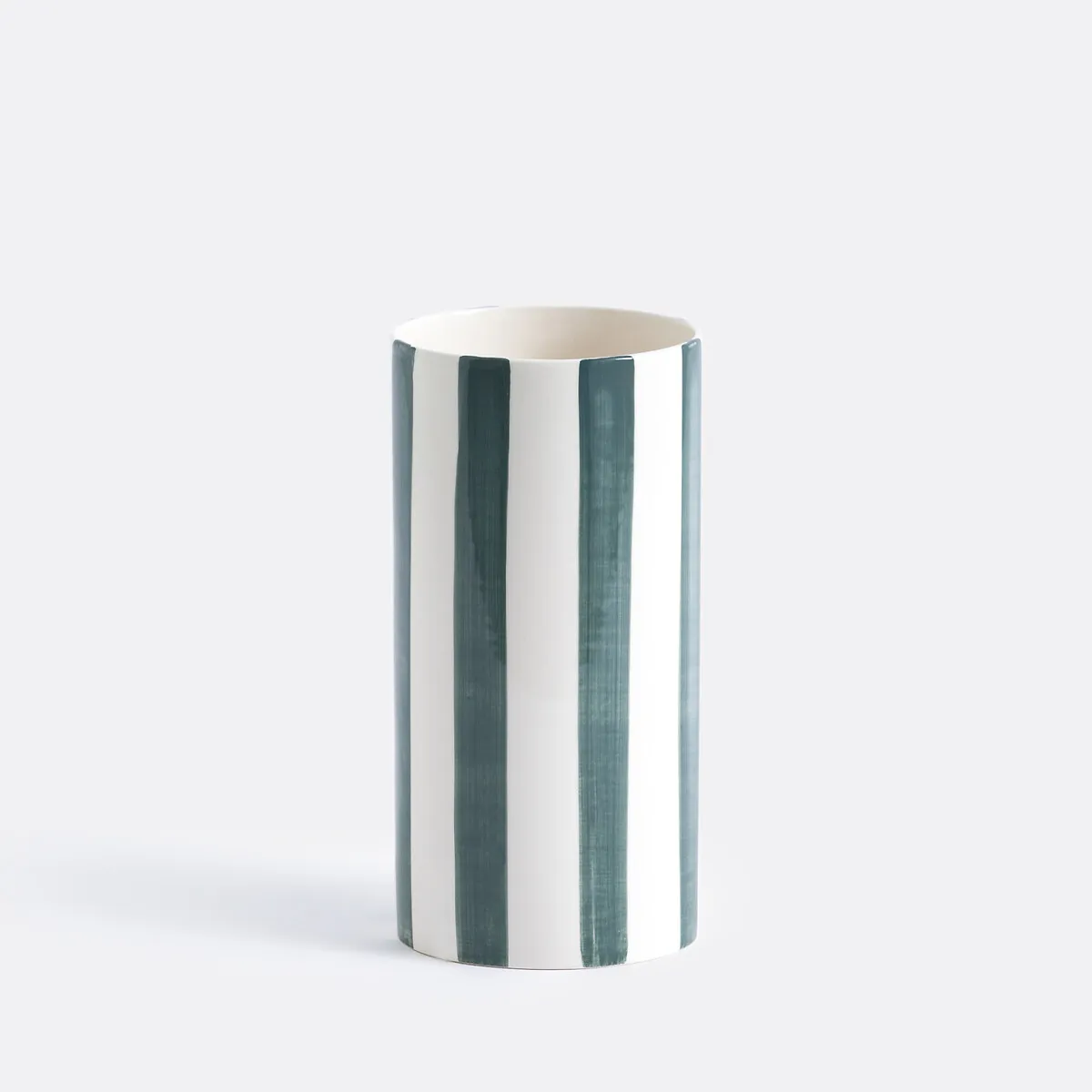 Vase En Céramique À Rayures, H25 Cm, Jaoma — vue 3