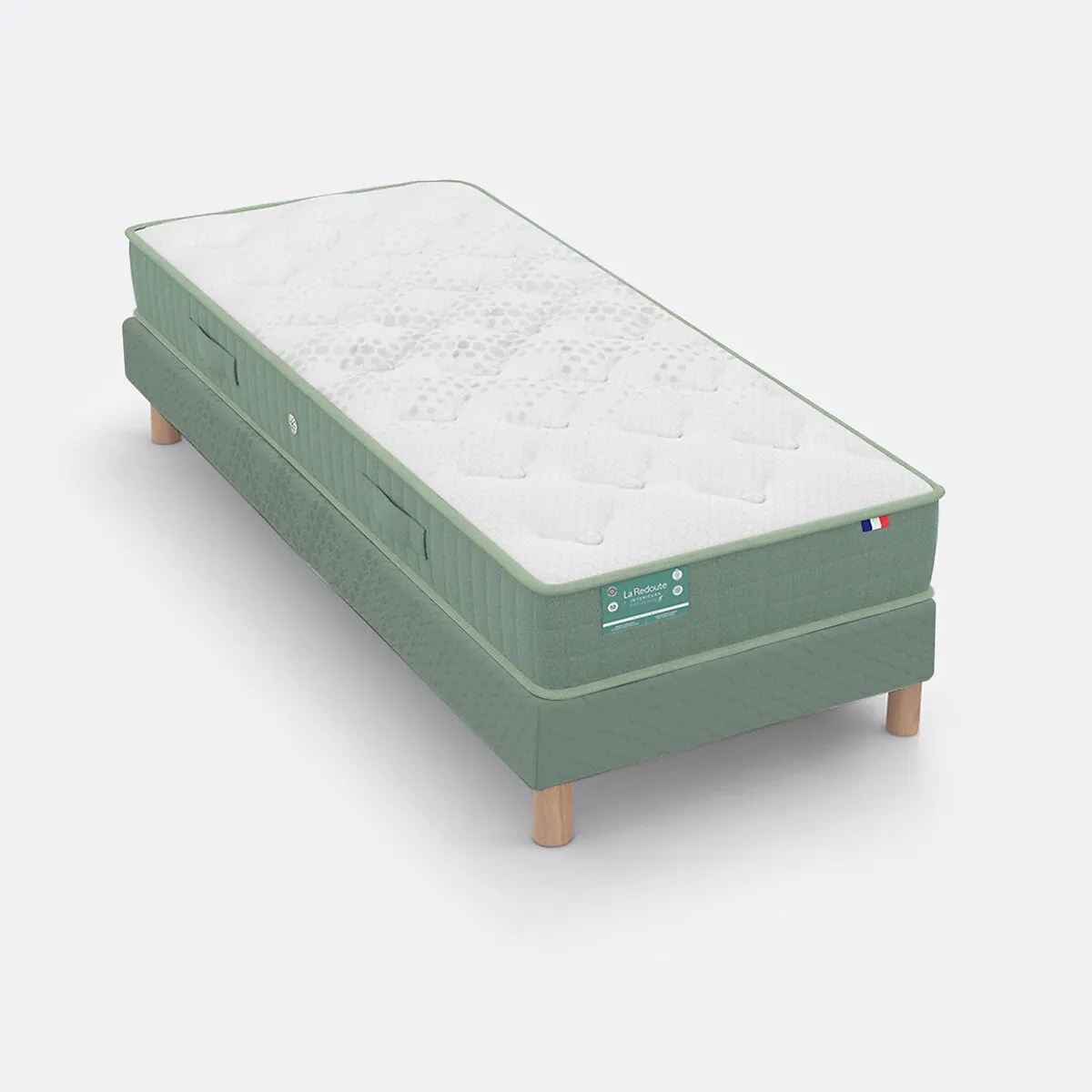 Ensemble Matelas Latex, 5 Zones, Soutien Ferme, Accueil Enveloppant Et Sommier&n — vue 3